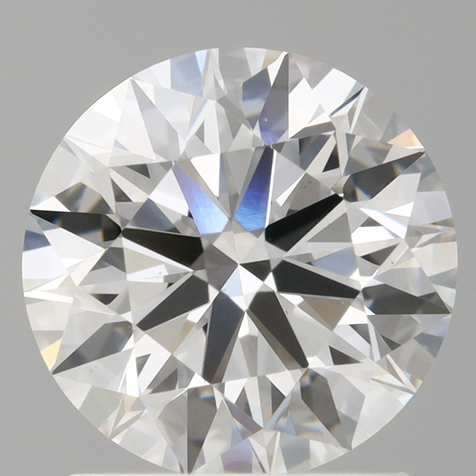 1.60 Carat Round Shaped, Ideal Cut, D Color, VVS2 Clarity, IGI Certified Lab Grown Diamond