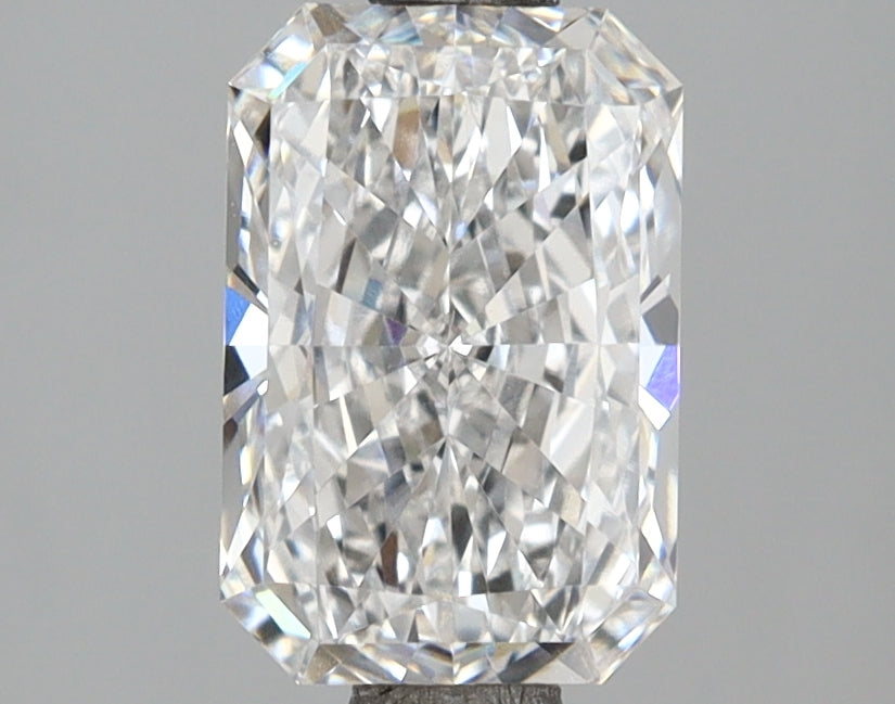 1.56 Carat Radiant Shaped, Excellent Cut, D Color, VVS2 Clarity, IGI Certified Lab Grown Diamond