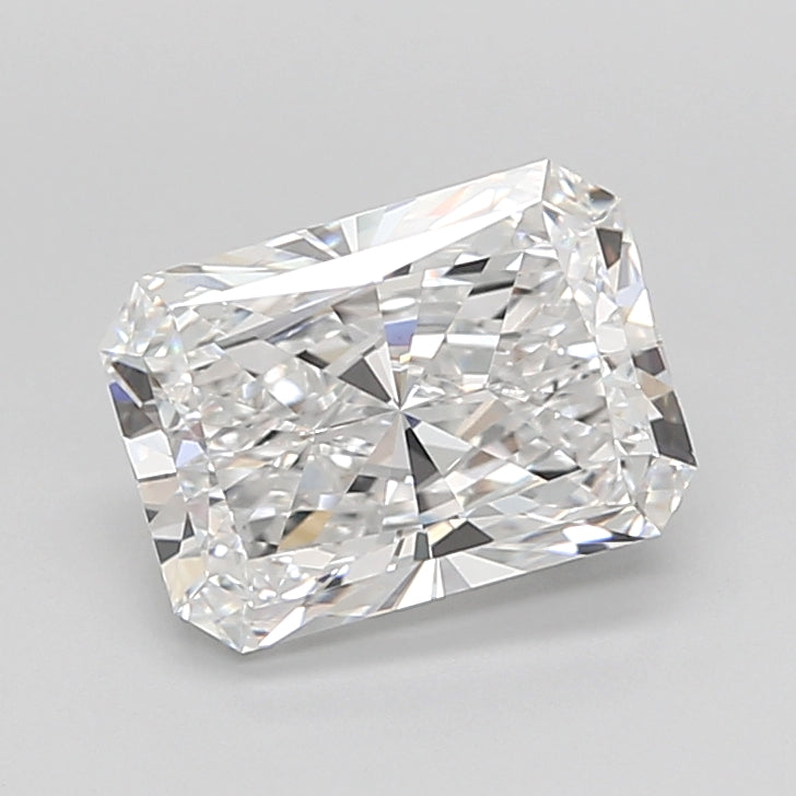 3.04 Carat Radiant Shaped, Ideal Cut, D Color, VS1 Clarity, IGI Certified Lab Grown Diamond
