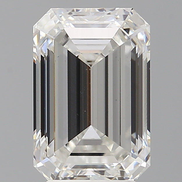 3.60 Carat Emerald Shaped, Ideal Cut, F Color, VS1 Clarity, IGI Certified Lab Grown Diamond