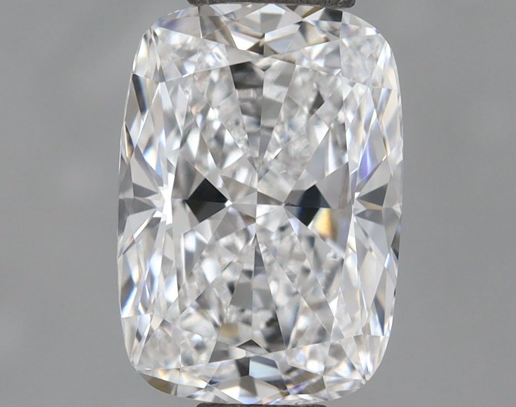 1.06 Carat Cushion Shaped, Ideal Cut, D Color, VVS1 Clarity, IGI Certified Lab Grown Diamond