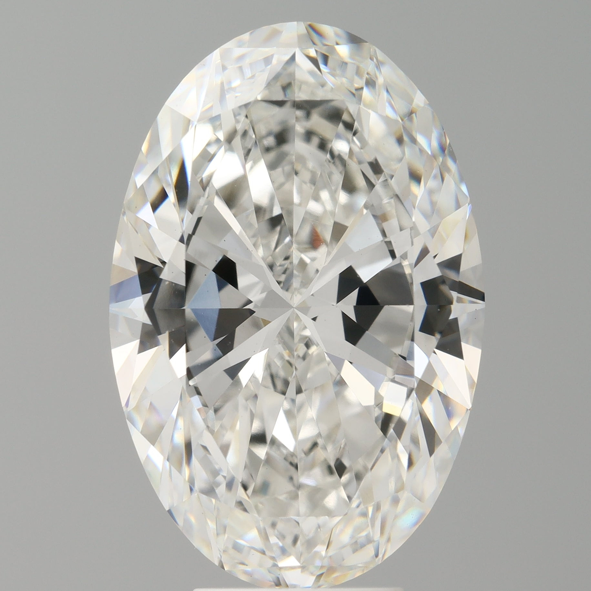 7.04 Carat Oval Shaped, Ideal Cut, F Color, VVS2 Clarity, IGI Certified Lab Grown Diamond