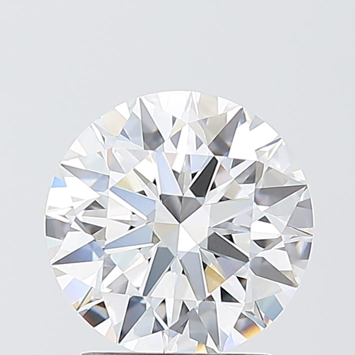 2.10 Carat Round Shaped, Ideal Cut, E Color, VVS1 Clarity, IGI Certified Lab Grown Diamond
