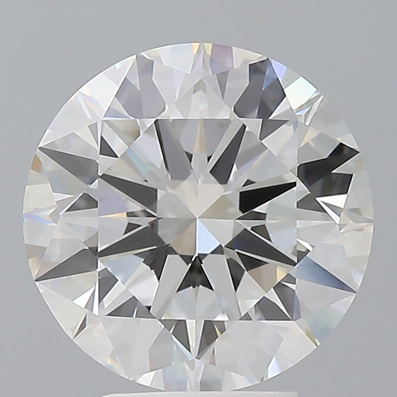 4.51 Carat Round Shaped, Excellent Cut, F Color, VVS2 Clarity, IGI Certified Lab Grown Diamond