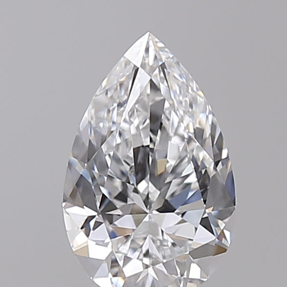 1.00 Carat Pear Shaped, Excellent Cut, D Color, VVS2 Clarity, IGI Certified Lab Grown Diamond