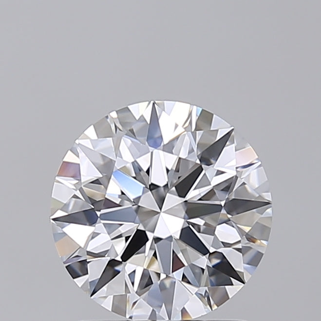 1.53 Carat Round Shaped, Ideal Cut, D Color, VVS2 Clarity, IGI Certified Lab Grown Diamond