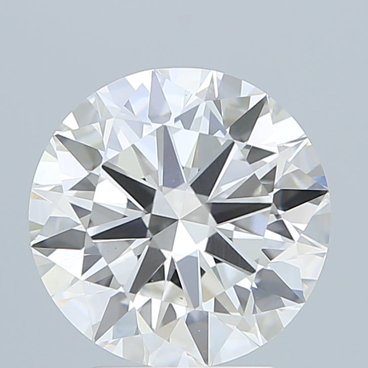 3.55 Carat Round Shaped, Excellent Cut, G Color, VS1 Clarity, IGI Certified Lab Grown Diamond