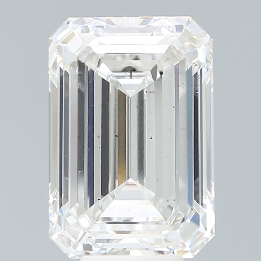 8.20 Carat Emerald Shaped, Ideal Cut, F Color, VS2 Clarity, IGI Certified Lab Grown Diamond