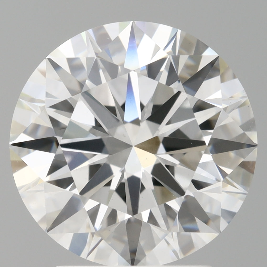 3.04 Carat Round Shaped, Ideal Cut, E Color, VS1 Clarity, IGI Certified Lab Grown Diamond