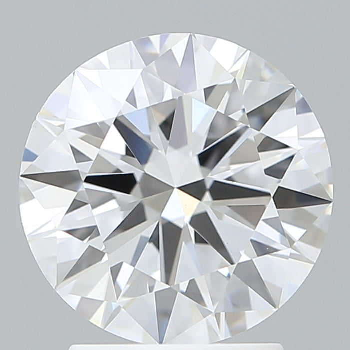 2.51 Carat Round Shaped, Excellent Cut, E Color, VVS2 Clarity, IGI Certified Lab Grown Diamond