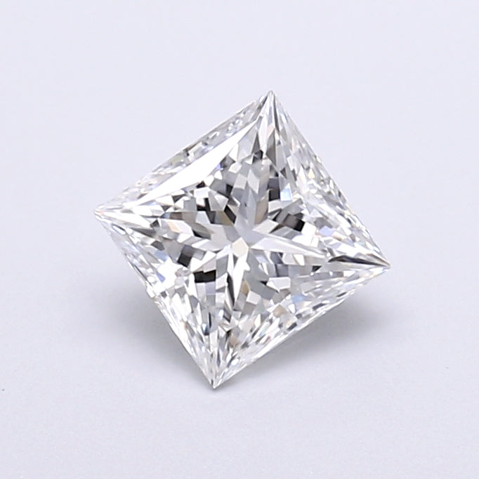 1.04 Carat Princess Shaped, Very Good Cut, D Color, VVS2 Clarity, IGI Certified Lab Grown Diamond