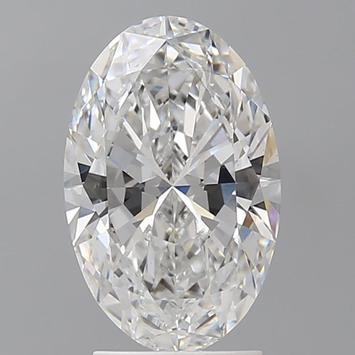 2.57 Carat Oval Shaped, Ideal Cut, E Color, VS1 Clarity, IGI Certified Lab Grown Diamond