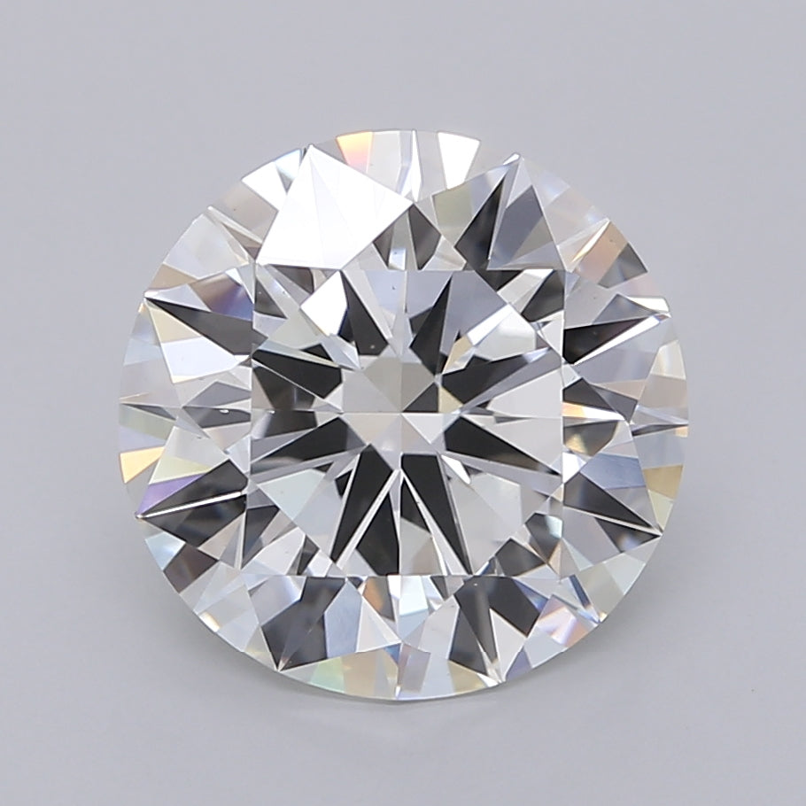 5.01 Carat Round Shaped, Ideal Cut, G Color, VS2 Clarity, IGI Certified Lab Grown Diamond