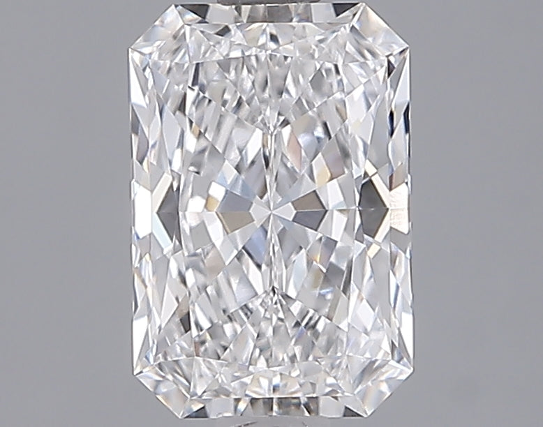 1.53 Carat Radiant Shaped, Ideal Cut, E Color, VVS2 Clarity, IGI Certified Lab Grown Diamond