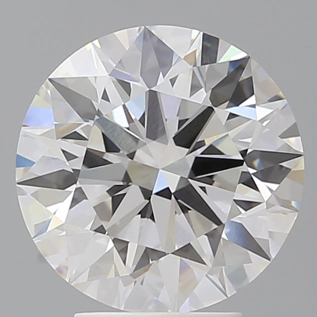 4.05 Carat Round Shaped, Ideal Cut, E Color, VVS2 Clarity, IGI Certified Lab Grown Diamond