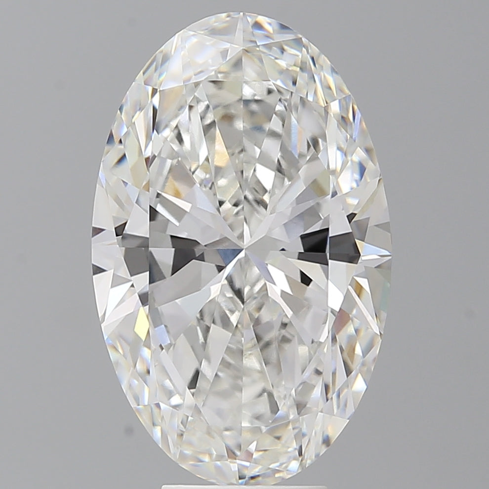 7.50 Carat Oval Shaped, Excellent Cut, F Color, VVS2 Clarity, IGI Certified Lab Grown Diamond