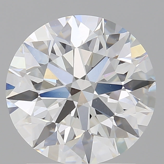 2.01 Carat Round Shaped, Ideal Cut, E Color, VVS2 Clarity, IGI Certified Lab Grown Diamond