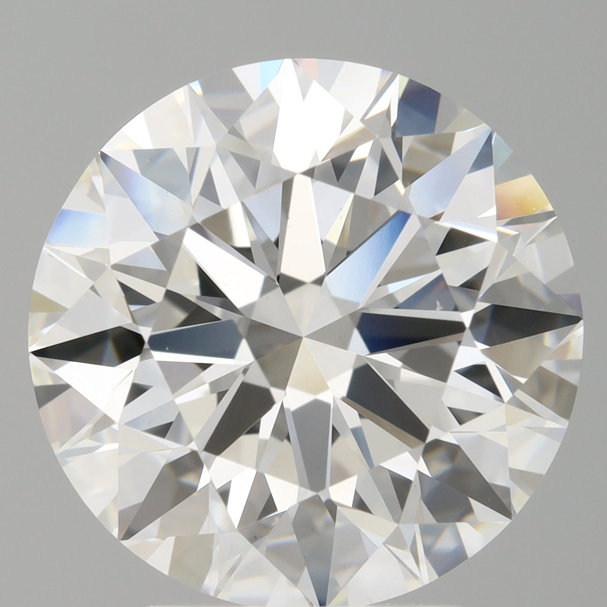 4.06 Carat Round Shaped, Excellent Cut, E Color, VVS2 Clarity, IGI Certified Lab Grown Diamond