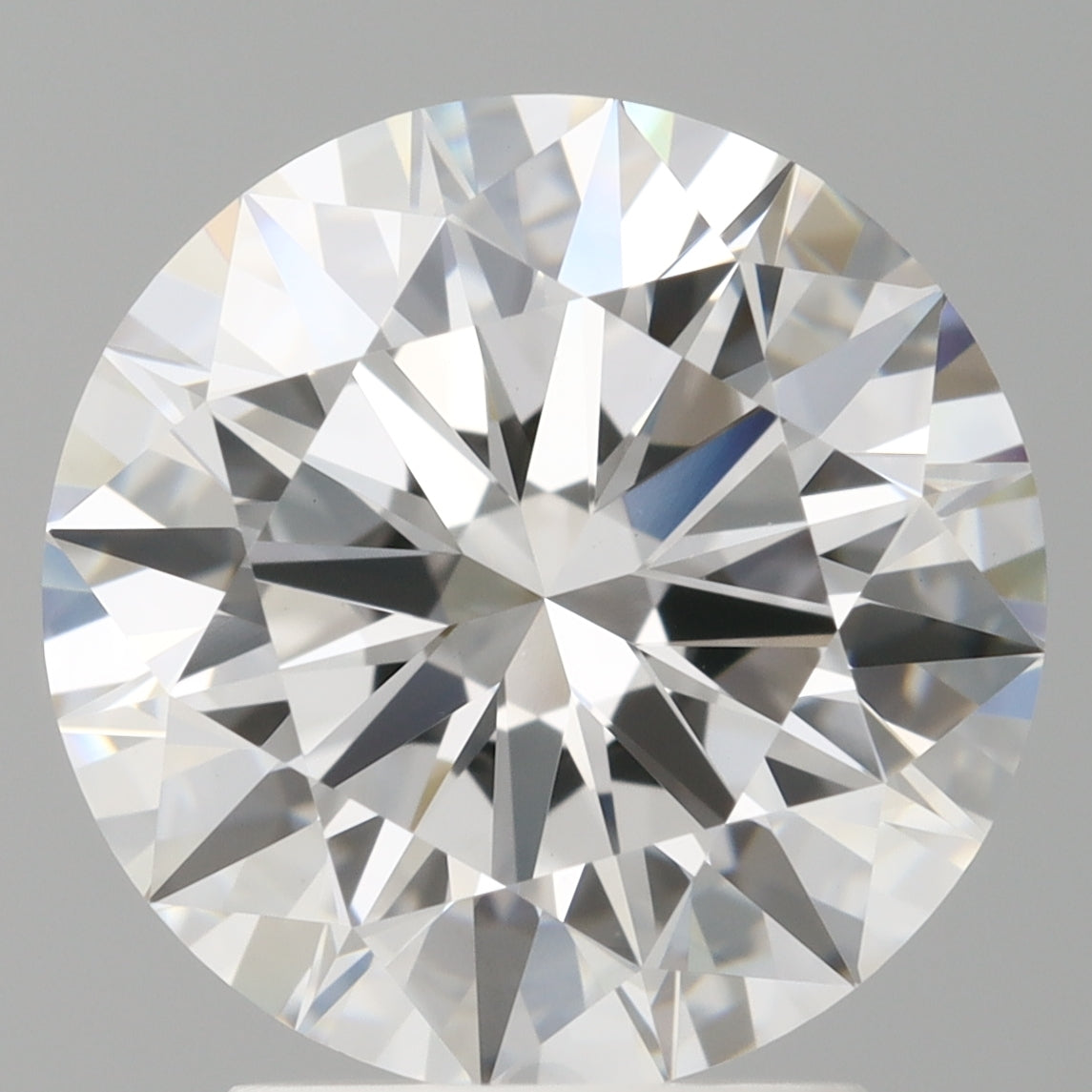 3.02 Carat Round Shaped, Ideal Cut, E Color, VVS2 Clarity, IGI Certified Lab Grown Diamond