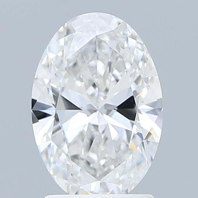 2.00 Carat Oval Shaped, Ideal Cut, E Color, VVS2 Clarity, IGI Certified Lab Grown Diamond
