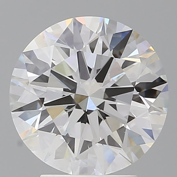 3.54 Carat Round Shaped, Ideal Cut, F Color, VS1 Clarity, IGI Certified Lab Grown Diamond