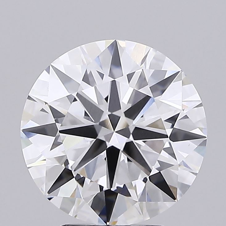 4.20 Carat Round Shaped, Ideal Cut, D Color, VS1 Clarity, IGI Certified Lab Grown Diamond