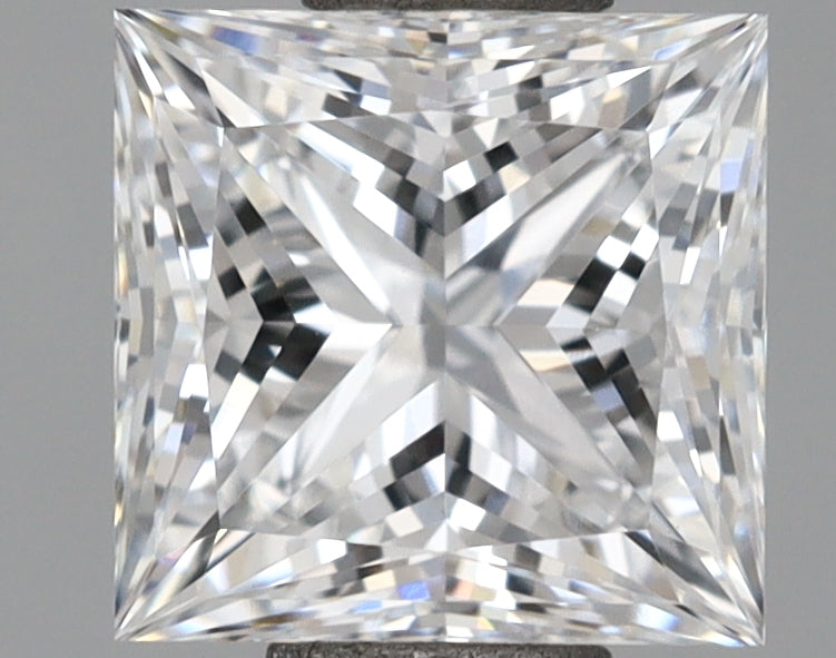 1.10 Carat Princess Shaped, Ideal Cut, D Color, VVS2 Clarity, IGI Certified Lab Grown Diamond