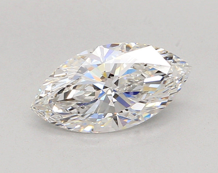 1.34 Carat Marquise Shaped, Ideal Cut, E Color, VVS2 Clarity, IGI Certified Lab Grown Diamond