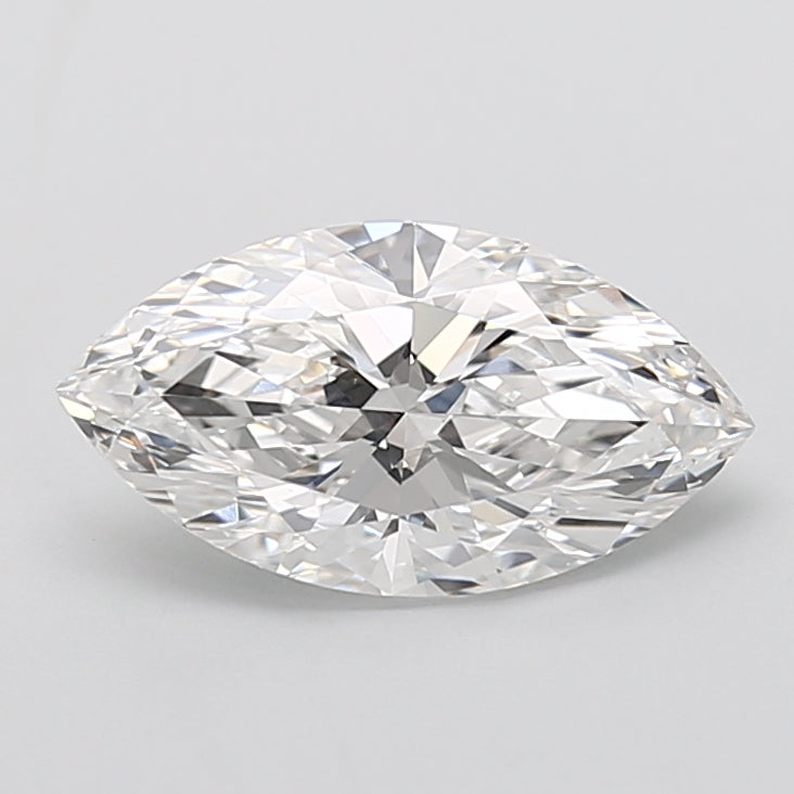 2.50 Carat Marquise Shaped, Very Good Cut, E Color, VVS2 Clarity, IGI Certified Lab Grown Diamond