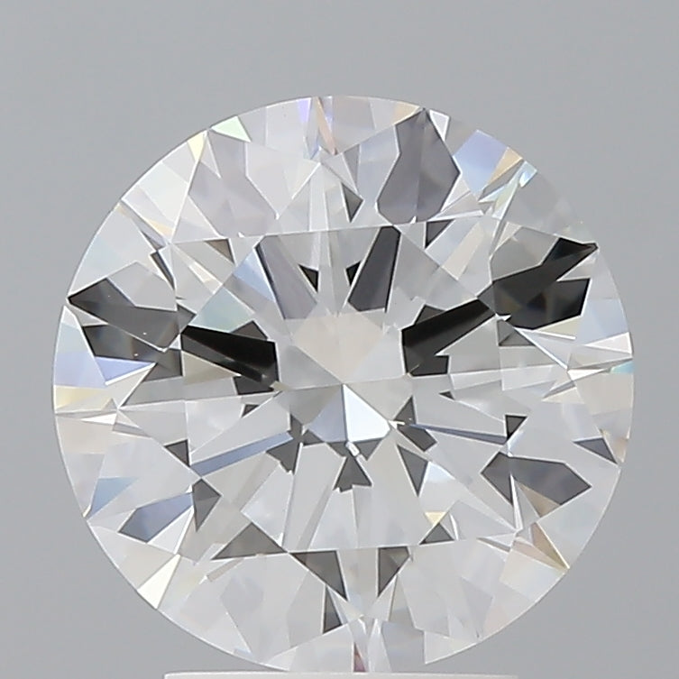 3.50 Carat Round Shaped, Ideal Cut, E Color, VVS2 Clarity, IGI Certified Lab Grown Diamond