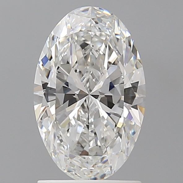 1.57 Carat Oval Shaped, Ideal Cut, E Color, VS1 Clarity, IGI Certified Lab Grown Diamond