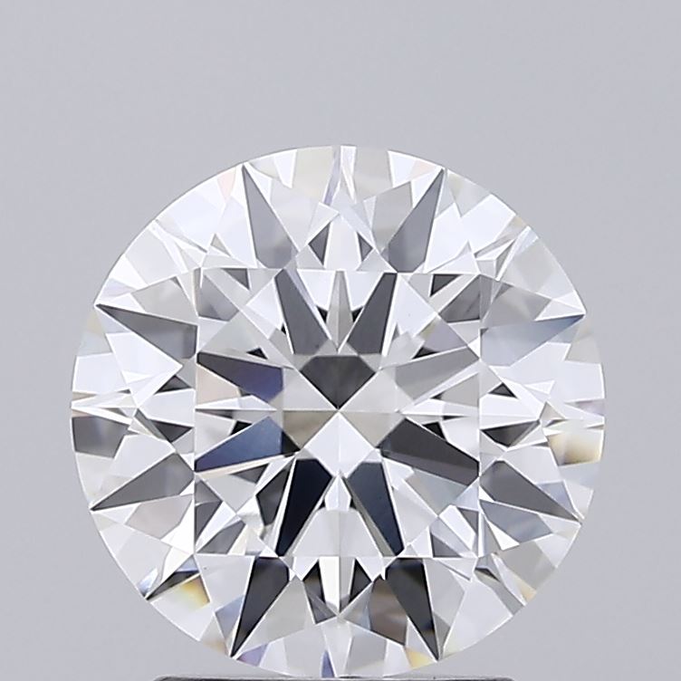 2.42 Carat Round Shaped, Ideal Cut, E Color, VVS2 Clarity, IGI Certified Lab Grown Diamond