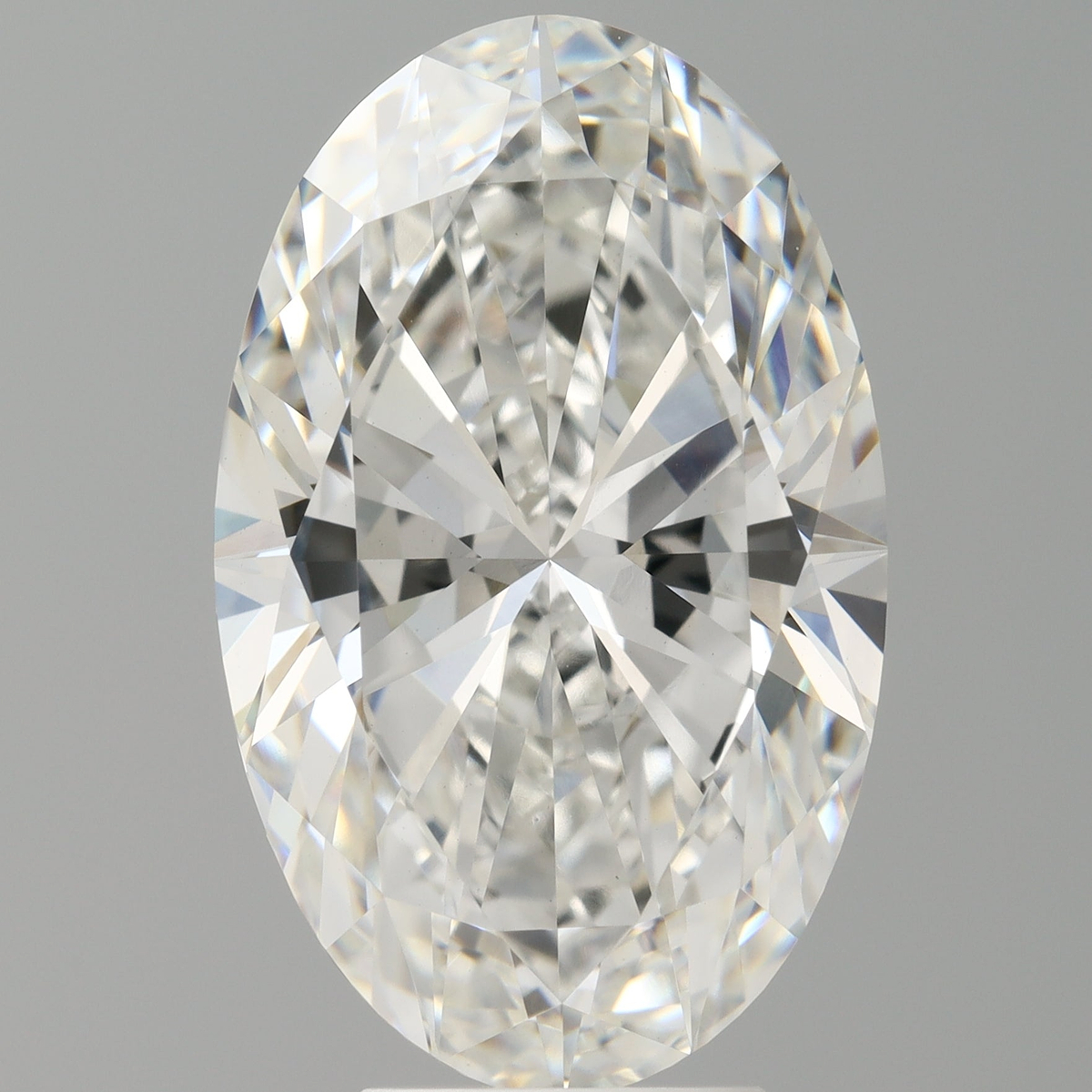 6.09 Carat Oval Shaped, Ideal Cut, F Color, VVS2 Clarity, IGI Certified Lab Grown Diamond