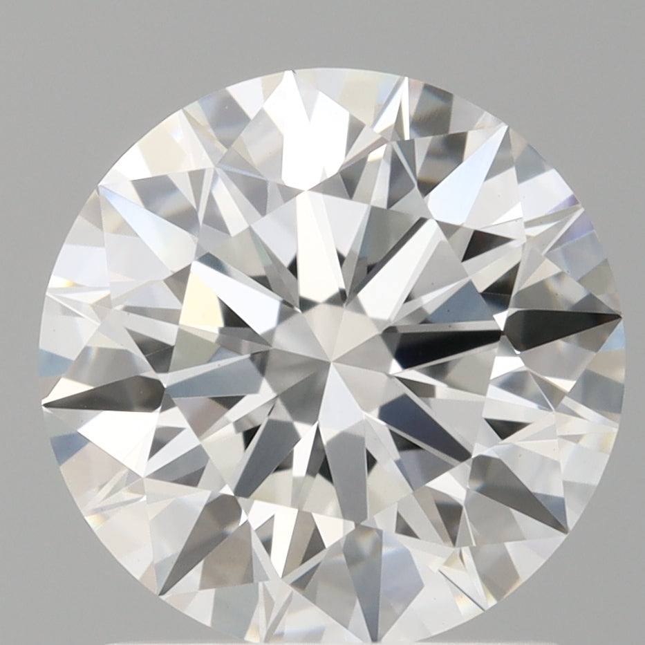 1.59 Carat Round Shaped, Ideal Cut, D Color, VVS2 Clarity, IGI Certified Lab Grown Diamond