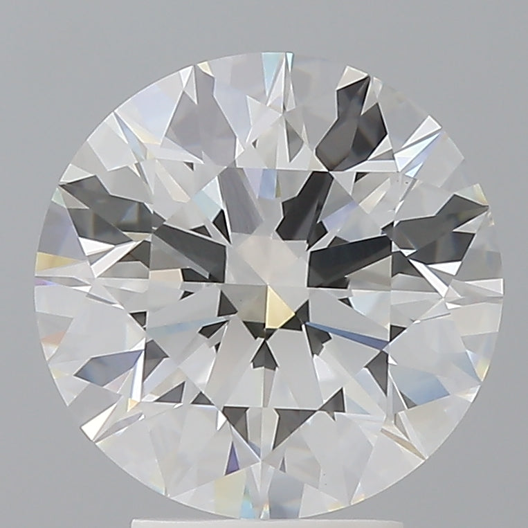 4.03 Carat Round Shaped, Ideal Cut, F Color, VVS2 Clarity, IGI Certified Lab Grown Diamond