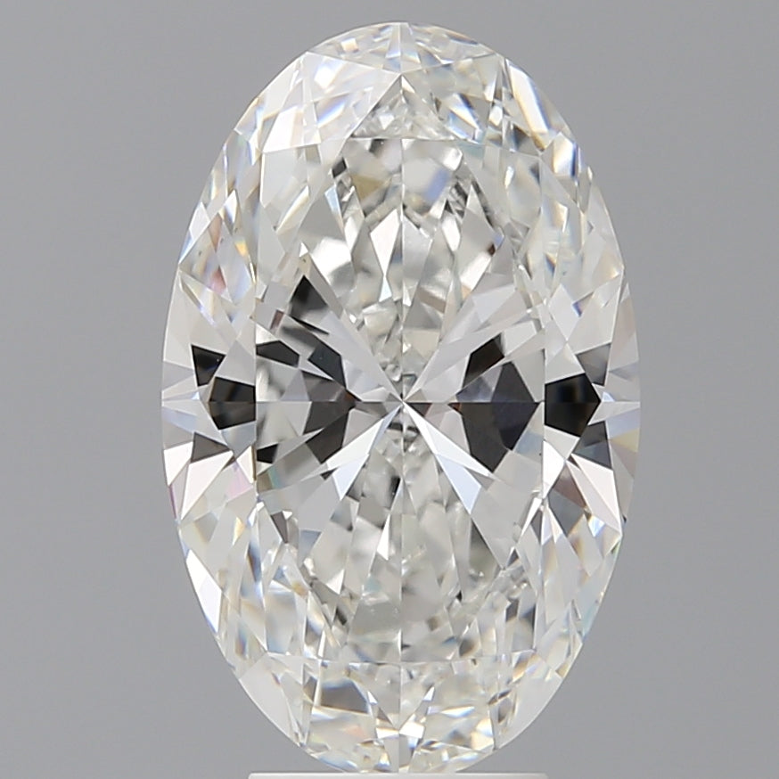5.55 Carat Oval Shaped, Ideal Cut, F Color, VVS2 Clarity, IGI Certified Lab Grown Diamond