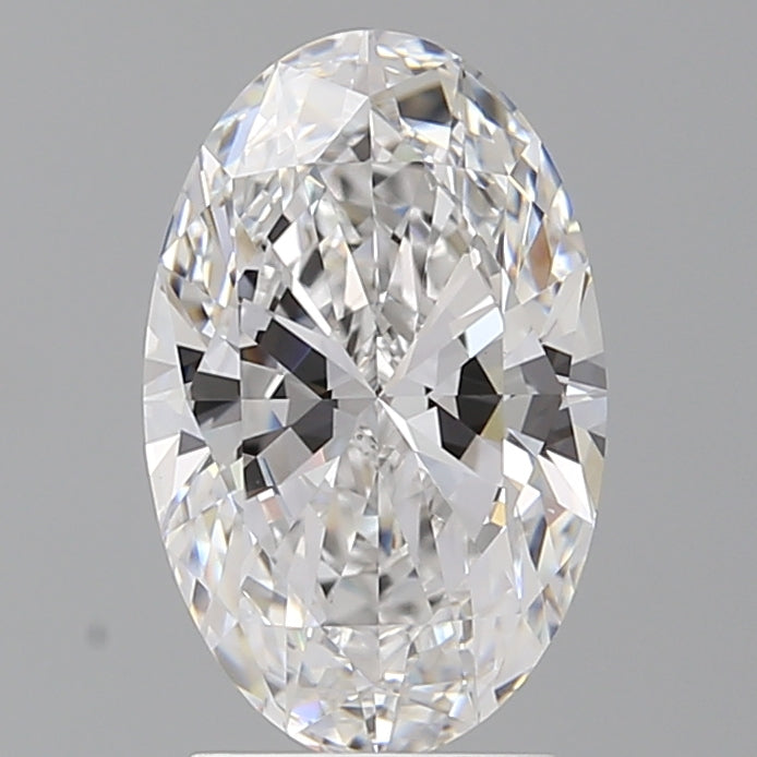 2.55 Carat Oval Shaped, Ideal Cut, D Color, VS1 Clarity, IGI Certified Lab Grown Diamond