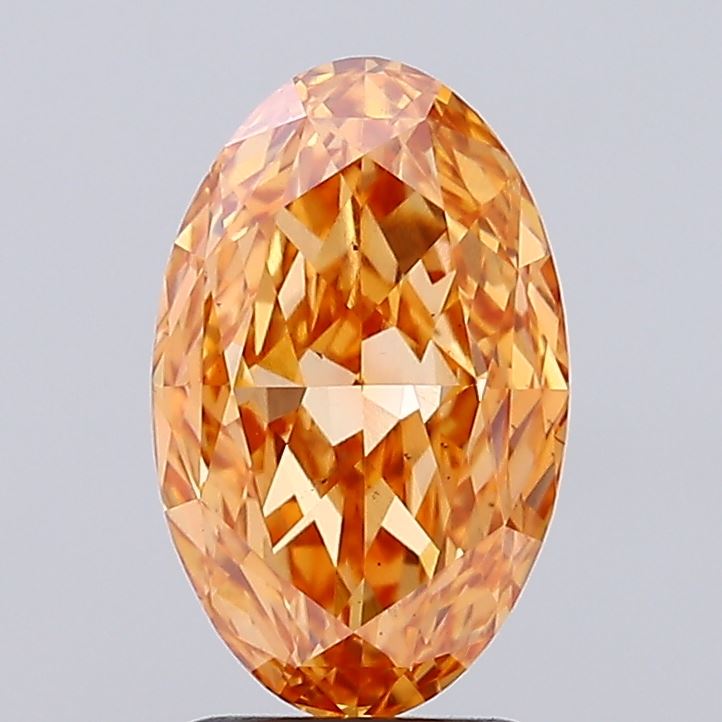 2.70 Carat Oval Shaped, Ideal Cut, VS2 Clarity, IGI Certified Lab Grown Diamond