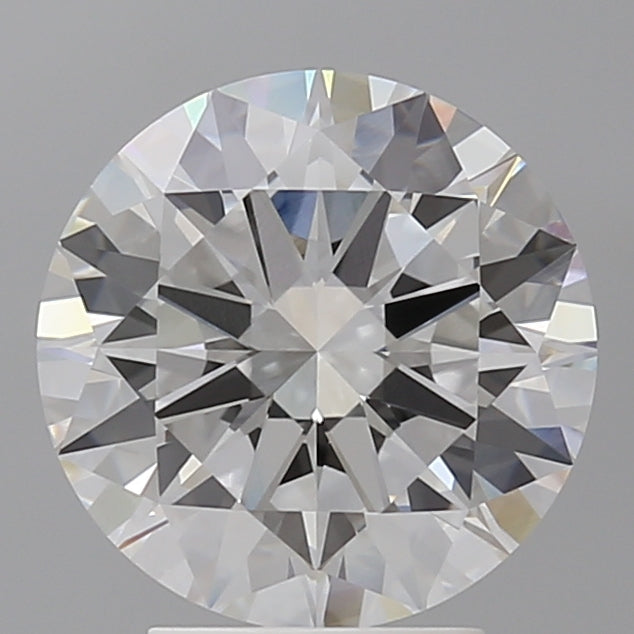 3.57 Carat Round Shaped, Excellent Cut, E Color, VVS2 Clarity, IGI Certified Lab Grown Diamond