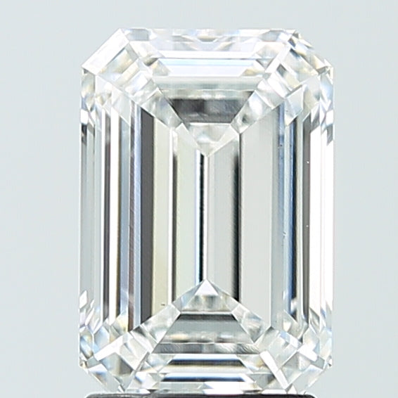 2.56 Carat Emerald Shaped, Ideal Cut, E Color, VS1 Clarity, IGI Certified Lab Grown Diamond