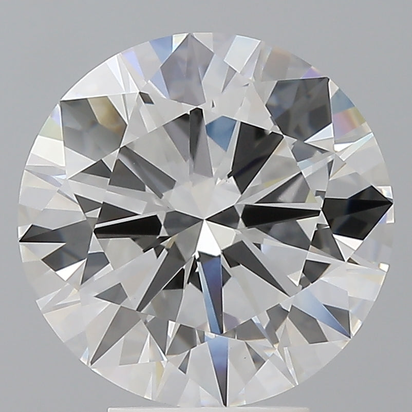 5.02 Carat Round Shaped, Excellent Cut, E Color, VVS2 Clarity, IGI Certified Lab Grown Diamond