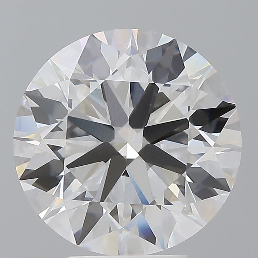5.53 Carat Round Shaped, Ideal Cut, E Color, VVS2 Clarity, IGI Certified Lab Grown Diamond