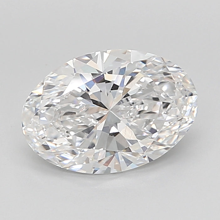 3.03 Carat Oval Shaped, Excellent Cut, D Color, VVS2 Clarity, IGI Certified Lab Grown Diamond