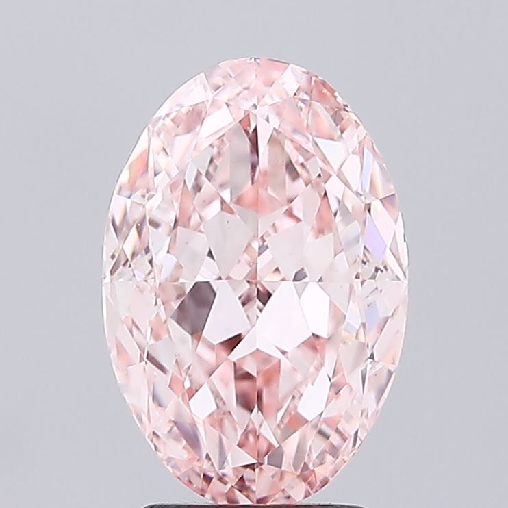 3.04 Carat Oval Shaped, Ideal Cut, VVS2 Clarity, IGI Certified Lab Grown Diamond
