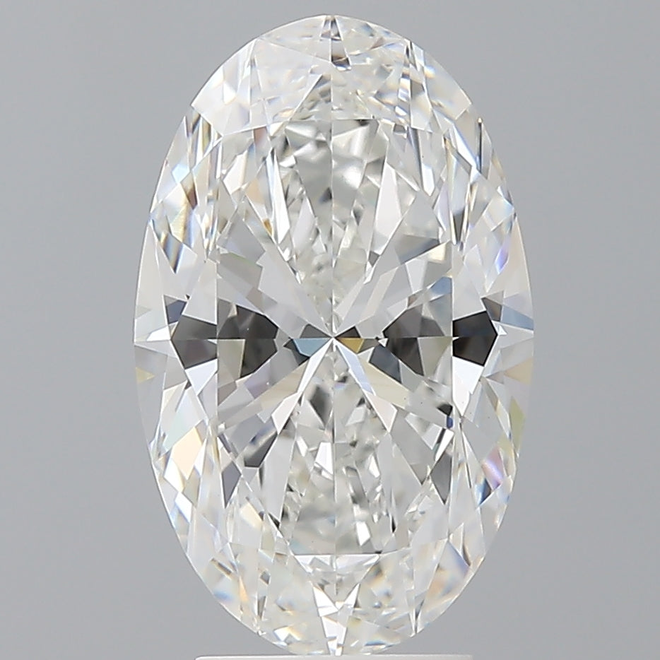 4.07 Carat Oval Shaped, Ideal Cut, E Color, VVS2 Clarity, IGI Certified Lab Grown Diamond