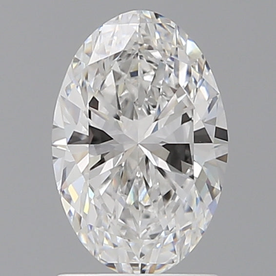 1.58 Carat Oval Shaped, Ideal Cut, D Color, VVS2 Clarity, IGI Certified Lab Grown Diamond