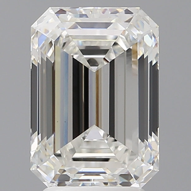 3.54 Carat Emerald Shaped, Ideal Cut, F Color, VS1 Clarity, IGI Certified Lab Grown Diamond