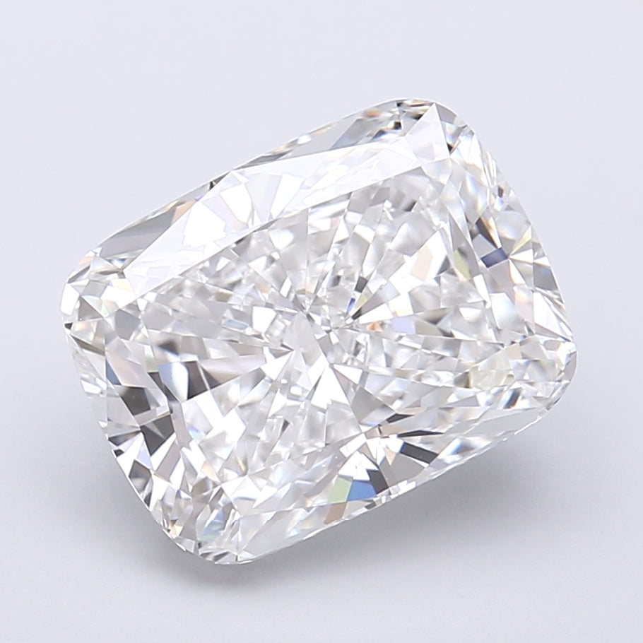 5.51 Carat Cushion Shaped, Very Good Cut, E Color, VVS2 Clarity, IGI Certified Lab Grown Diamond