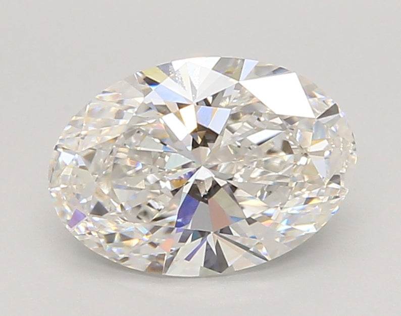 2.06 Carat Oval Shaped, Ideal Cut, F Color, VVS2 Clarity, IGI Certified Lab Grown Diamond