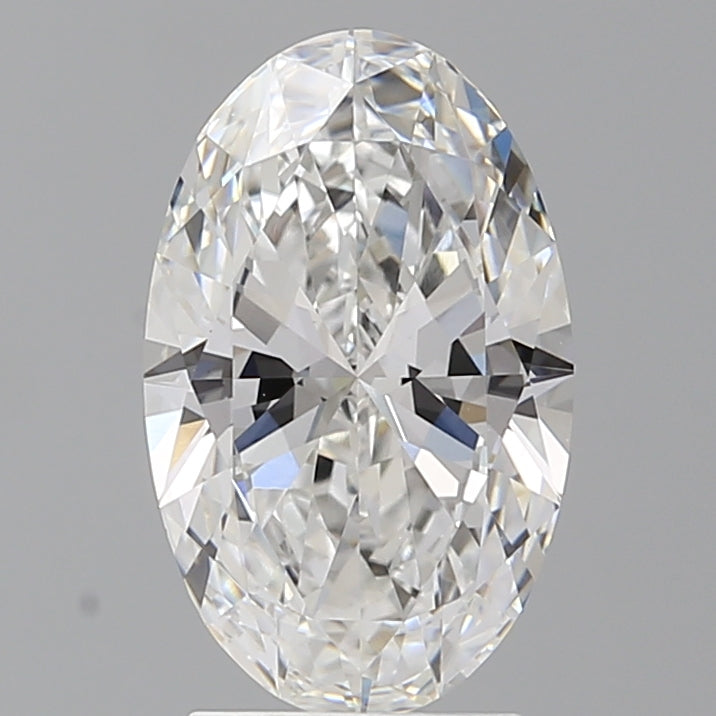 2.60 Carat Oval Shaped, Ideal Cut, E Color, VVS2 Clarity, IGI Certified Lab Grown Diamond